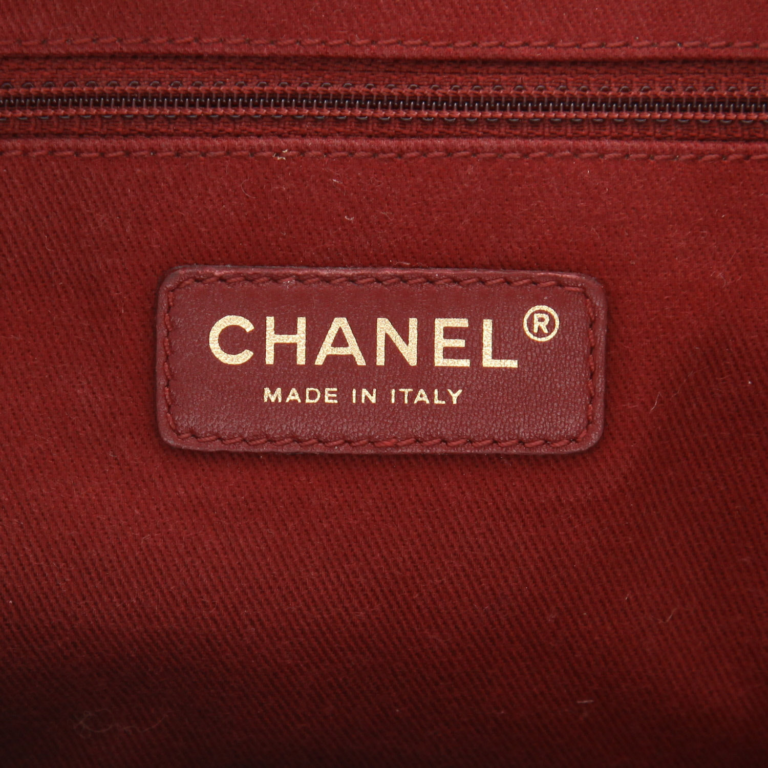 Borsa a spalla Chanel  Timeless in pelle martellata e trapuntata beige - Detail D2