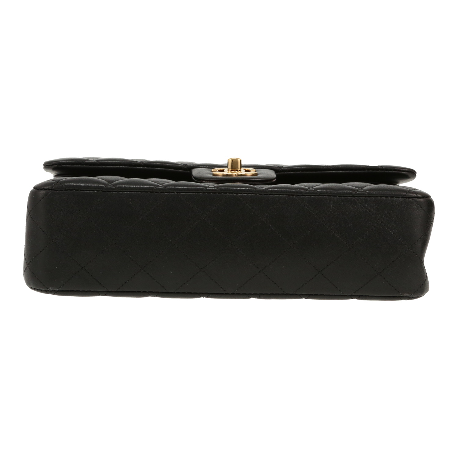 Bolso de mano Chanel  Timeless Classic en cuero acolchado negro - Detail D1