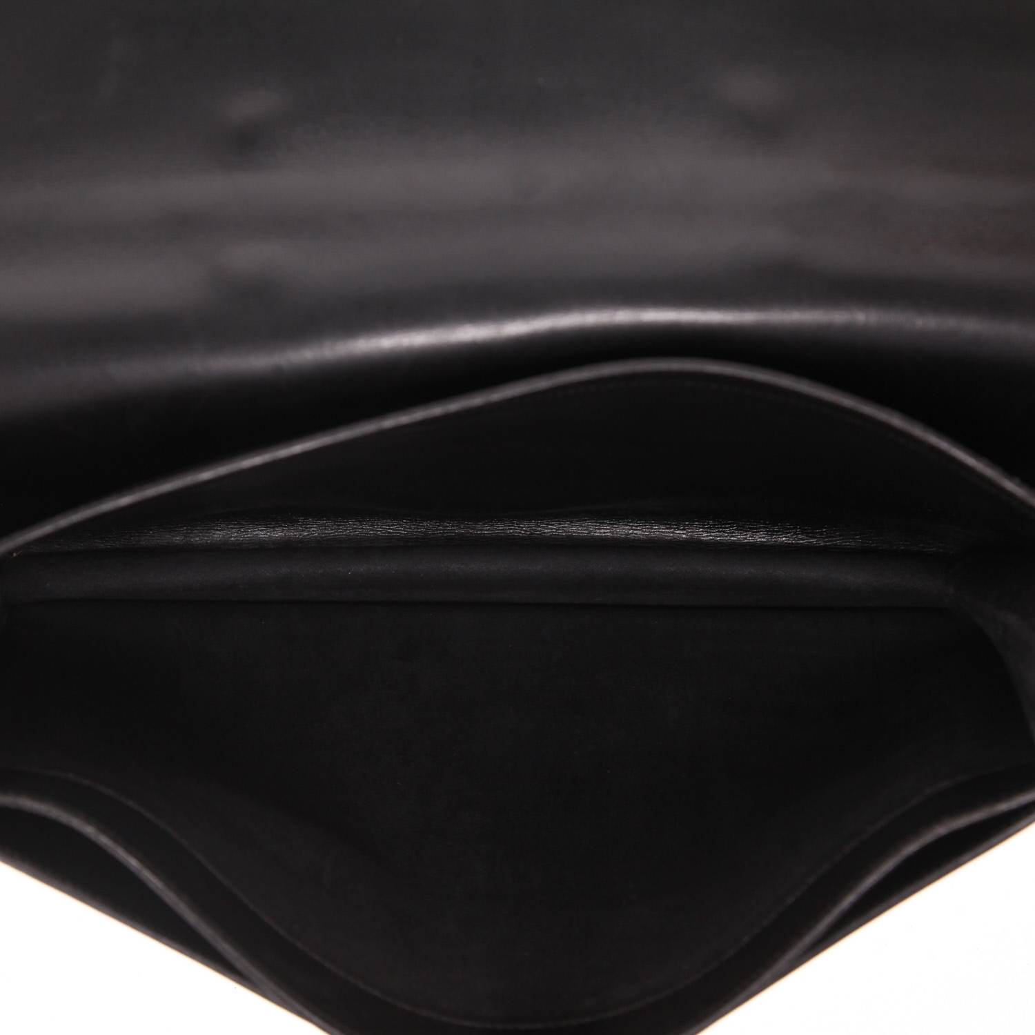 Borsa portadocumenti Hermès  Sac à dépêches in pelle box nera - Detail D3