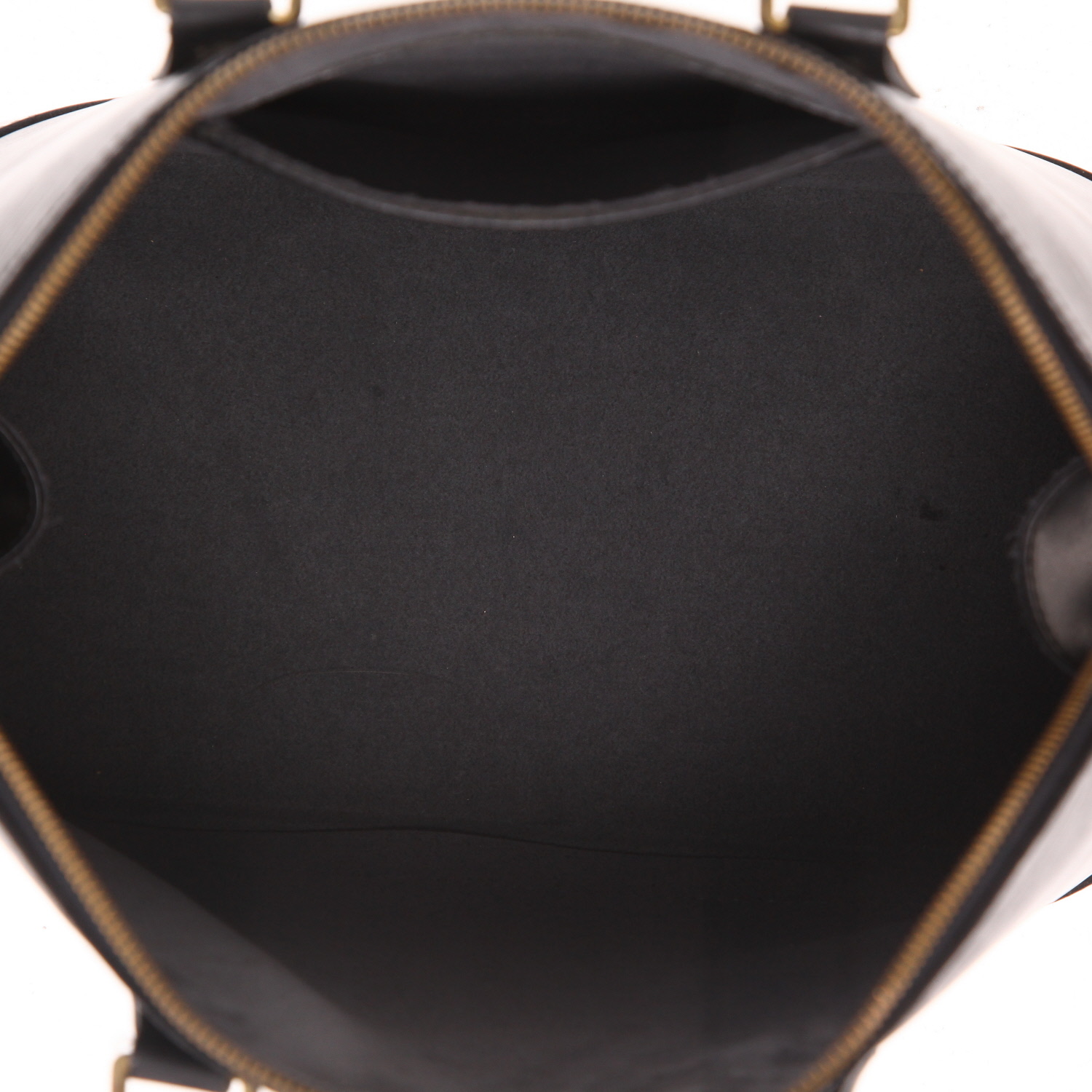 Borsa Louis Vuitton  Alma modello piccolo  in pelle Epi nera - Detail D3