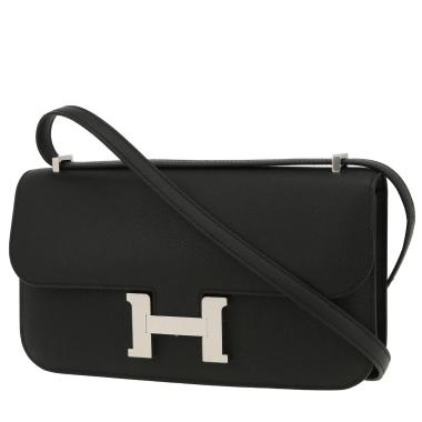 Borsa Hermès  Constance Elan in pelle Epsom nera