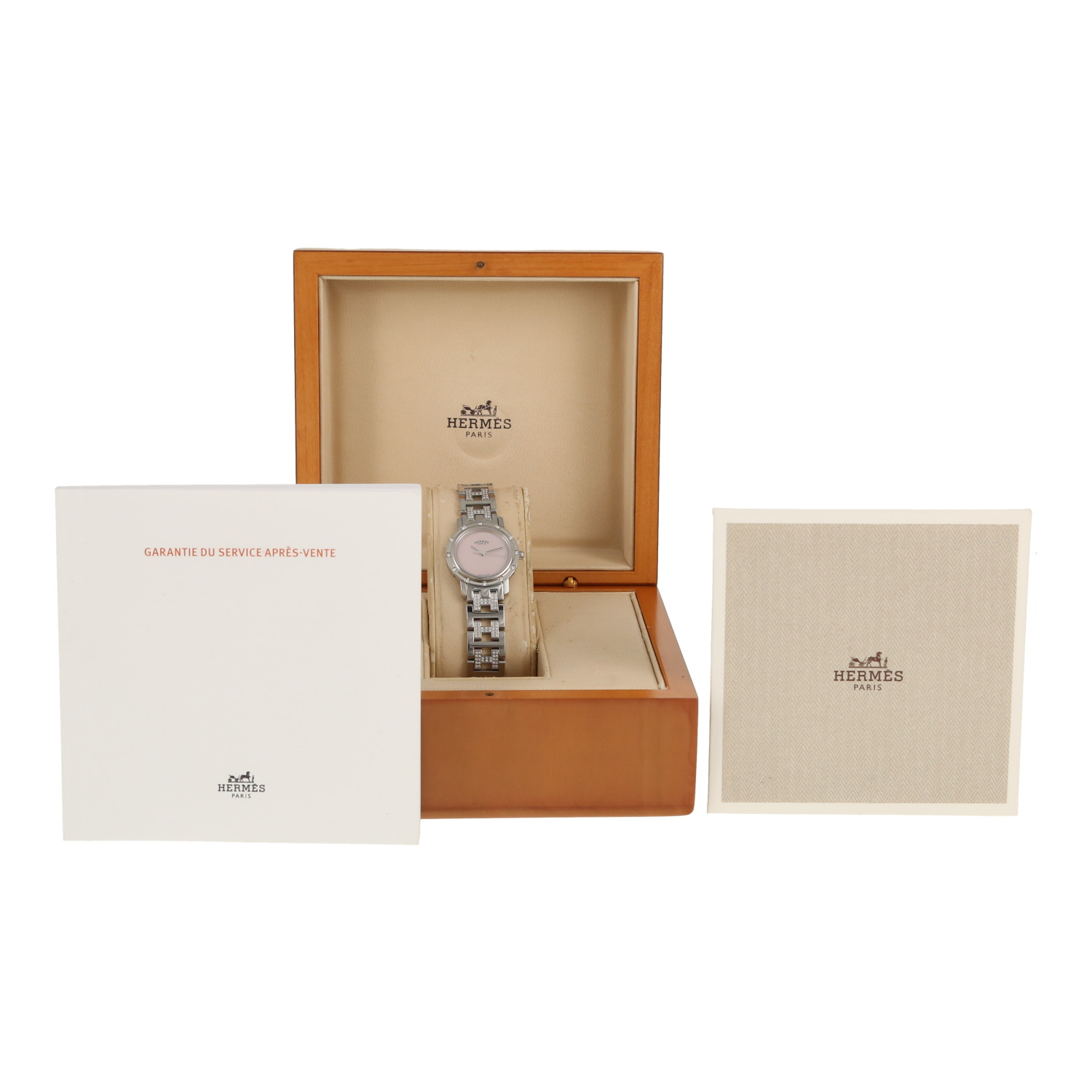 Montre Hermès Clipper en acier Ref: Hermès - CL4.230  Vers 2000