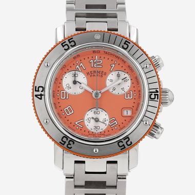 Reloj Hermès Clipper Chrono de acero Ref: Hermès - CL2.316  Circa 2000