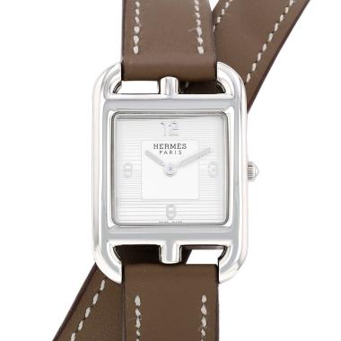 Hermès Cape Cod  in stainless steel Ref: Hermès - CC1.210a  Circa 2010