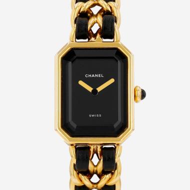 Orologio Chanel Première taglia XL  in oro placcato Circa 1990