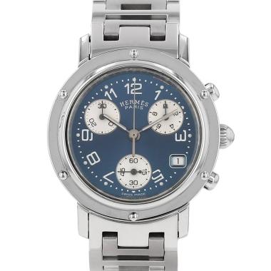 Reloj Hermès Clipper Chrono de acero Ref: Hermès - CL1.310  Circa 2000