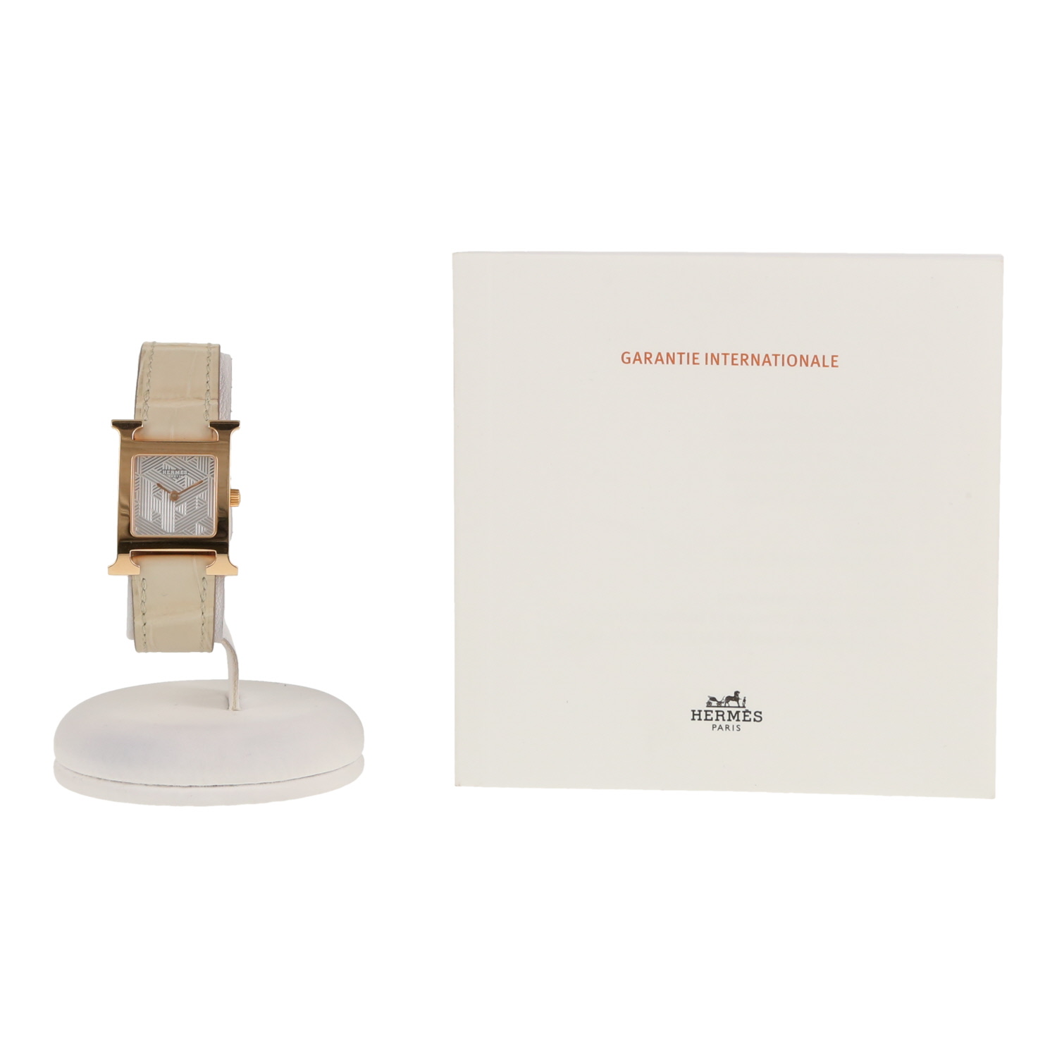 Montre Hermès Heure H en plaqué or et acier Ref: Hermès - HH1.202  Vers 2023