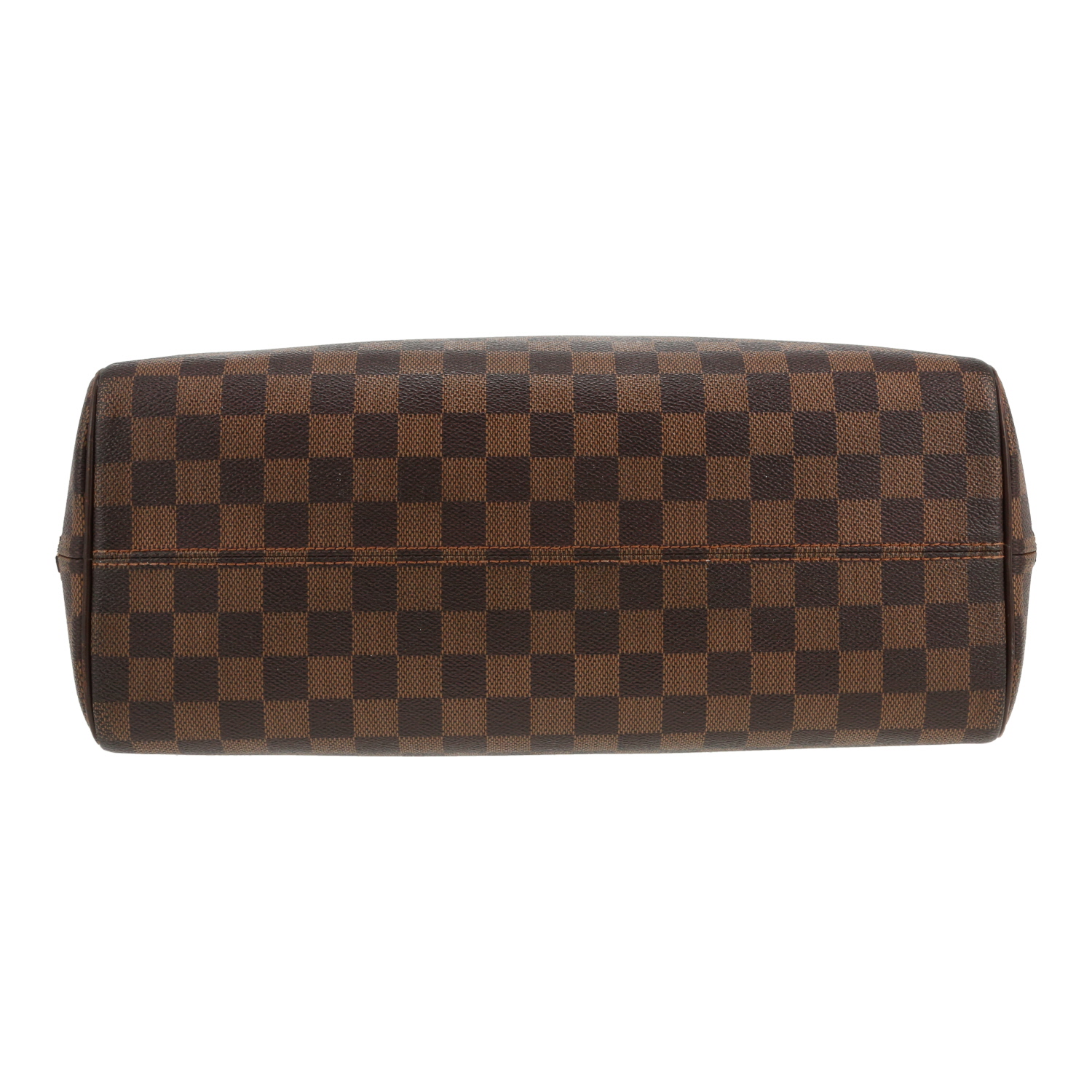 Louis Vuitton  Nolita handbag  in ebene damier canvas  and brown leather - Detail D1