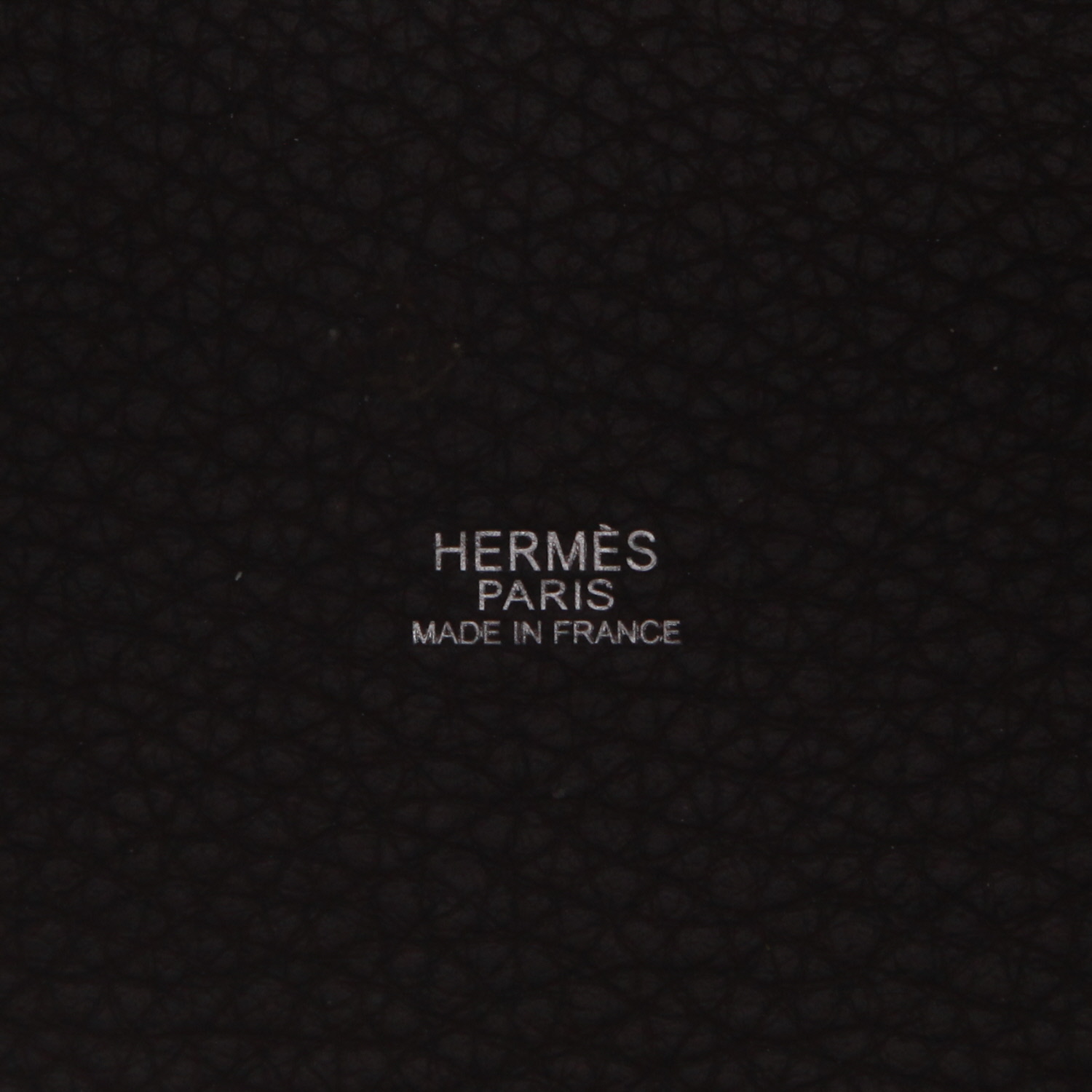 Bolso de mano Hermès  Picotin 18 cm en cuero togo marrón - Detail D2