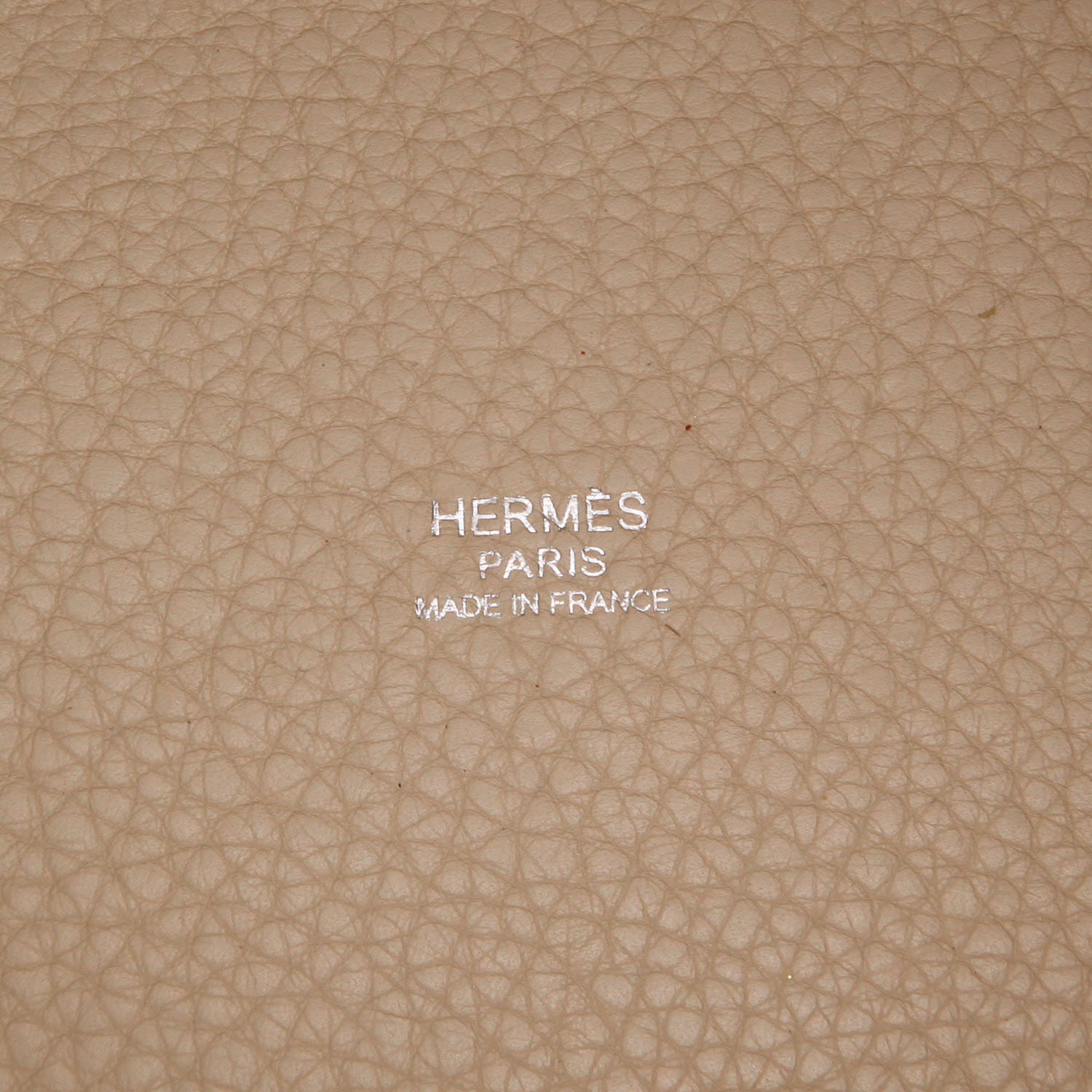 Hermès  Picotin 22 cm handbag  in Craie togo leather - Detail D2