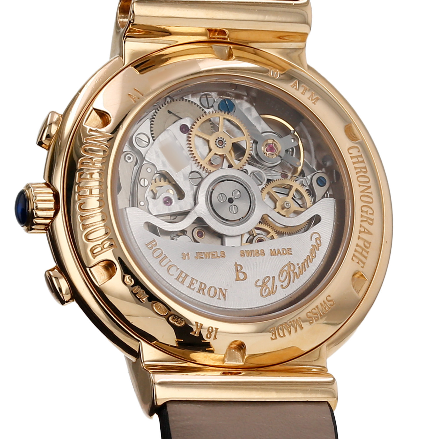 Montre Boucheron Reflet-Solis en or jaune Vers 2000 - Detail D3