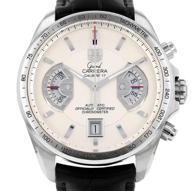 TAG Heuer Grand Carrera  in stainless steel Ref: TAG Heuer - CAV511B  Circa 2010