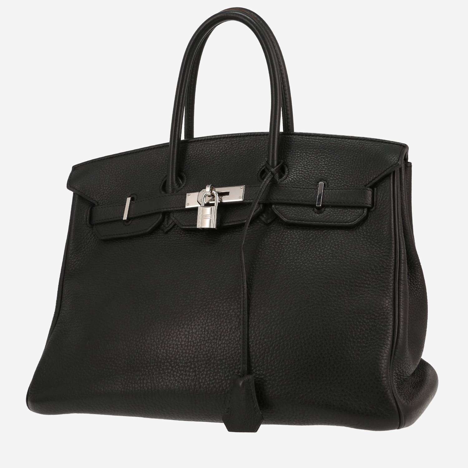 Borsa Hermès  Birkin 35 cm in pelle togo nera