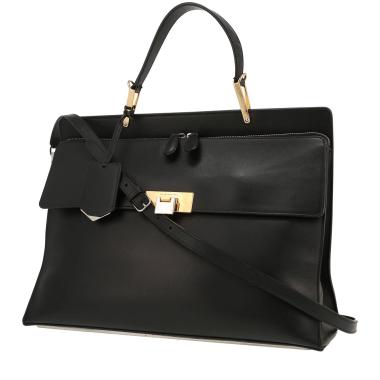Sac à main Balenciaga  Dix en cuir noir