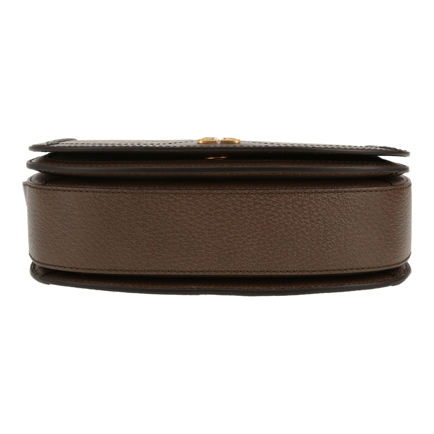 Balenciaga   shoulder bag  in beige logo canvas  and brown leather - Detail D1