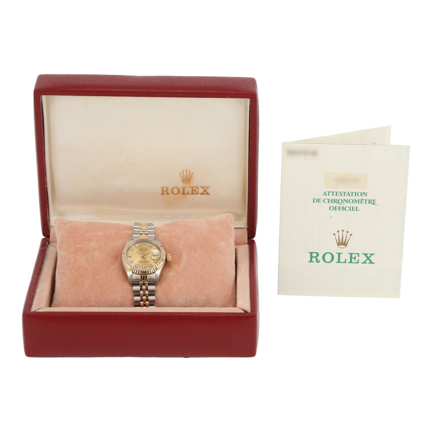Montre Rolex Datejust Lady en or et acier Ref: Rolex - 69173  Vers 1991