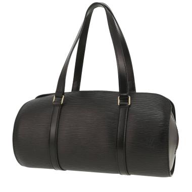 Bolso de mano Louis Vuitton  Papillon en cuero Epi negro