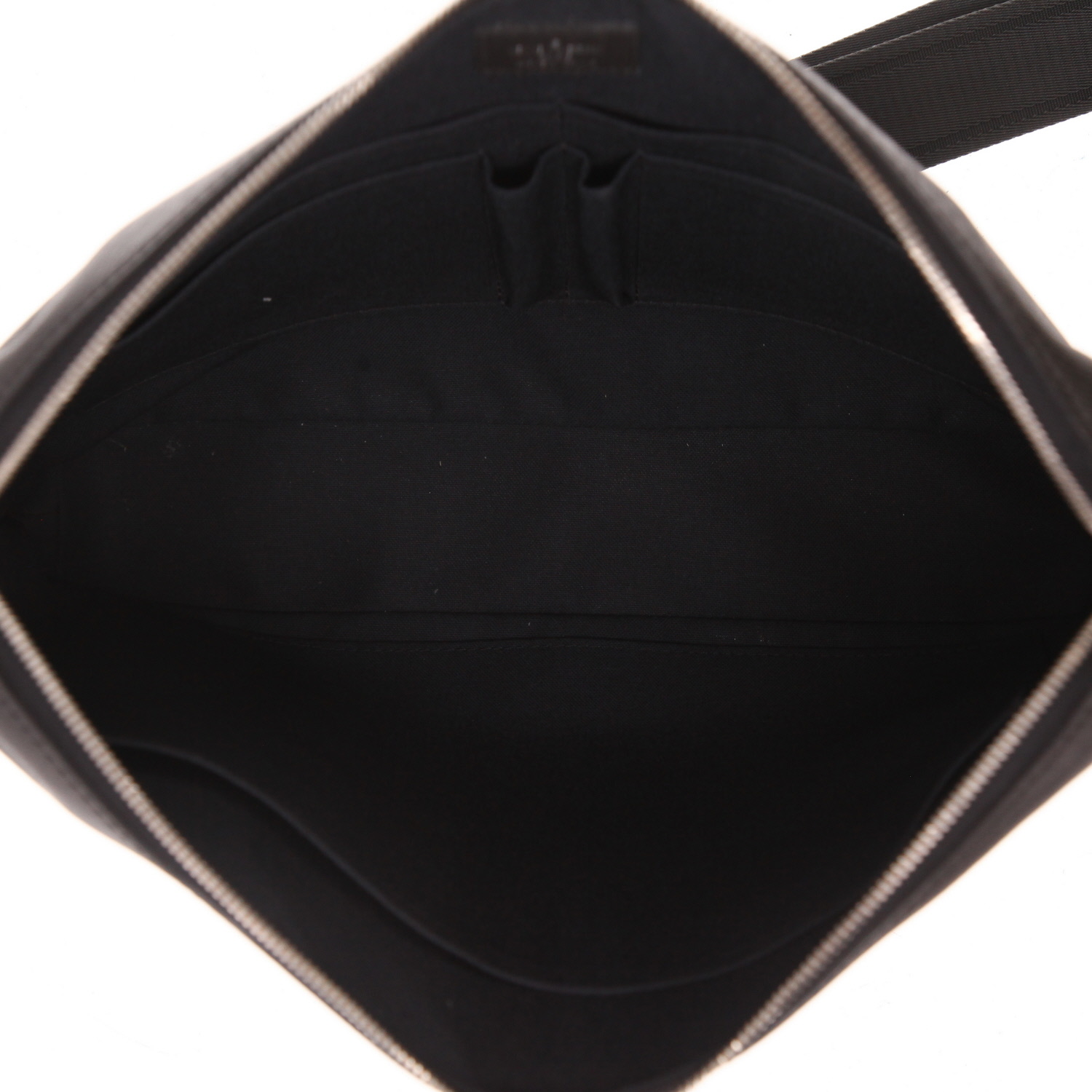 Borsa a tracolla Louis Vuitton  Messenger in pelle nera - Detail D3