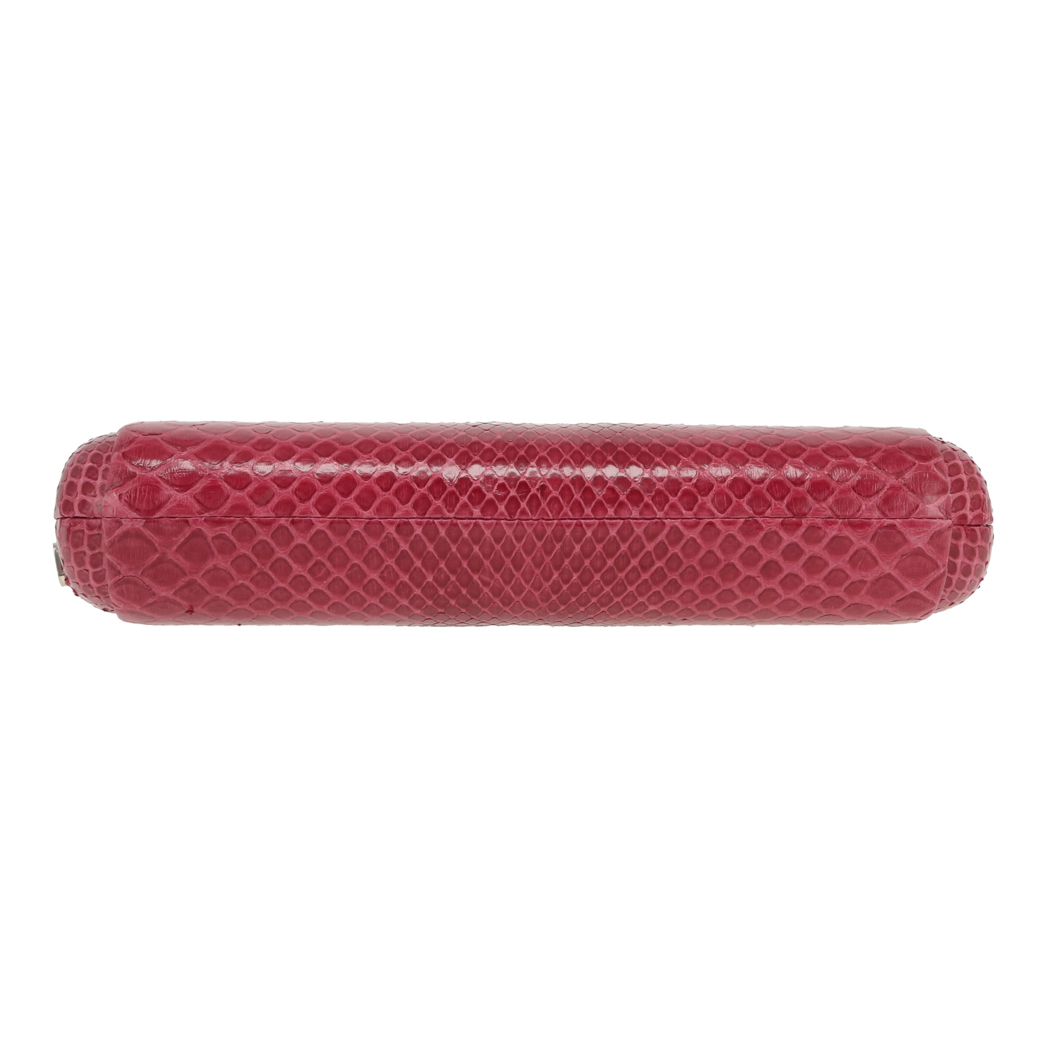 Dior   pouch  in raspberry pink python - Detail D1
