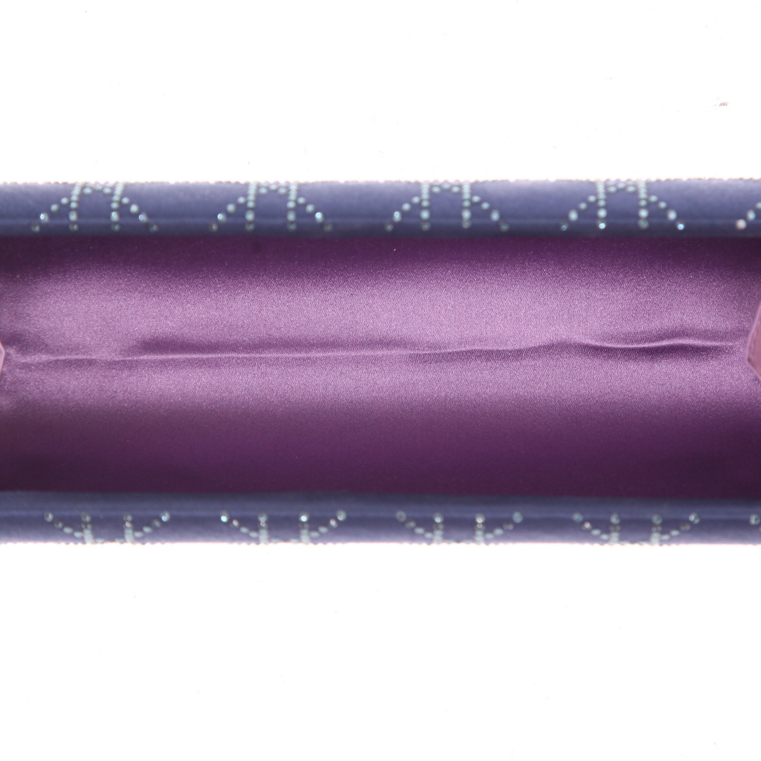 Pochette Dior   in raso blu - Detail D3