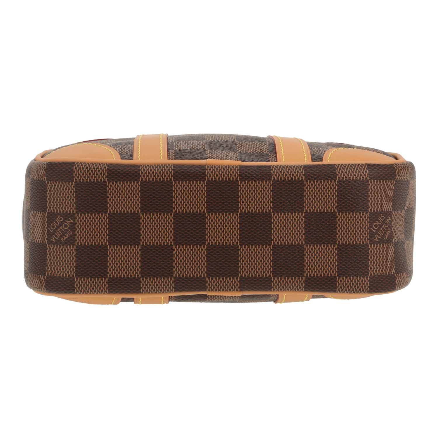 Louis Vuitton  Valisette BB shoulder bag  damier canvas  and natural leather - Detail D1