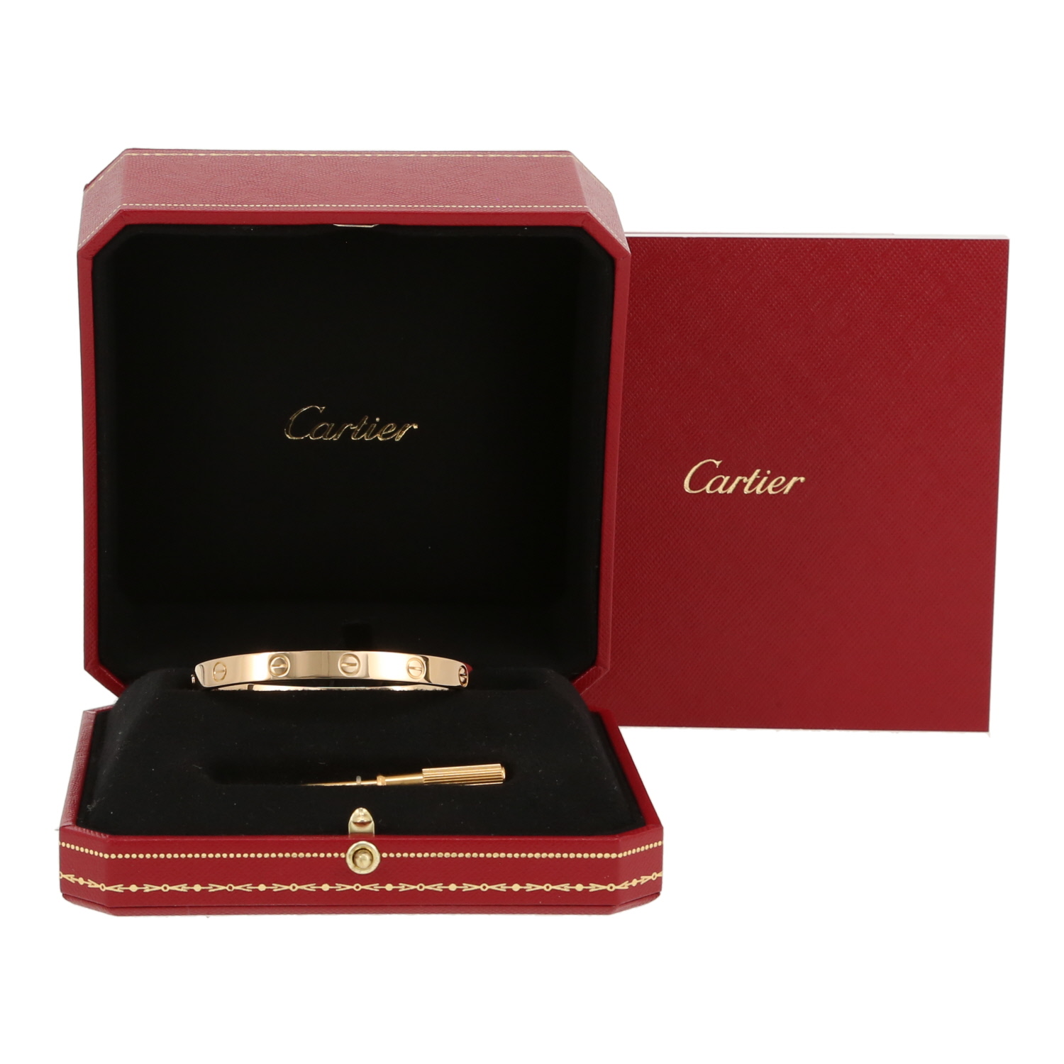 Brazalete Cartier Love de oro amarillo