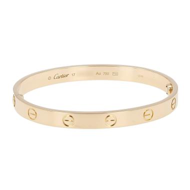Brazalete Cartier Love de oro amarillo