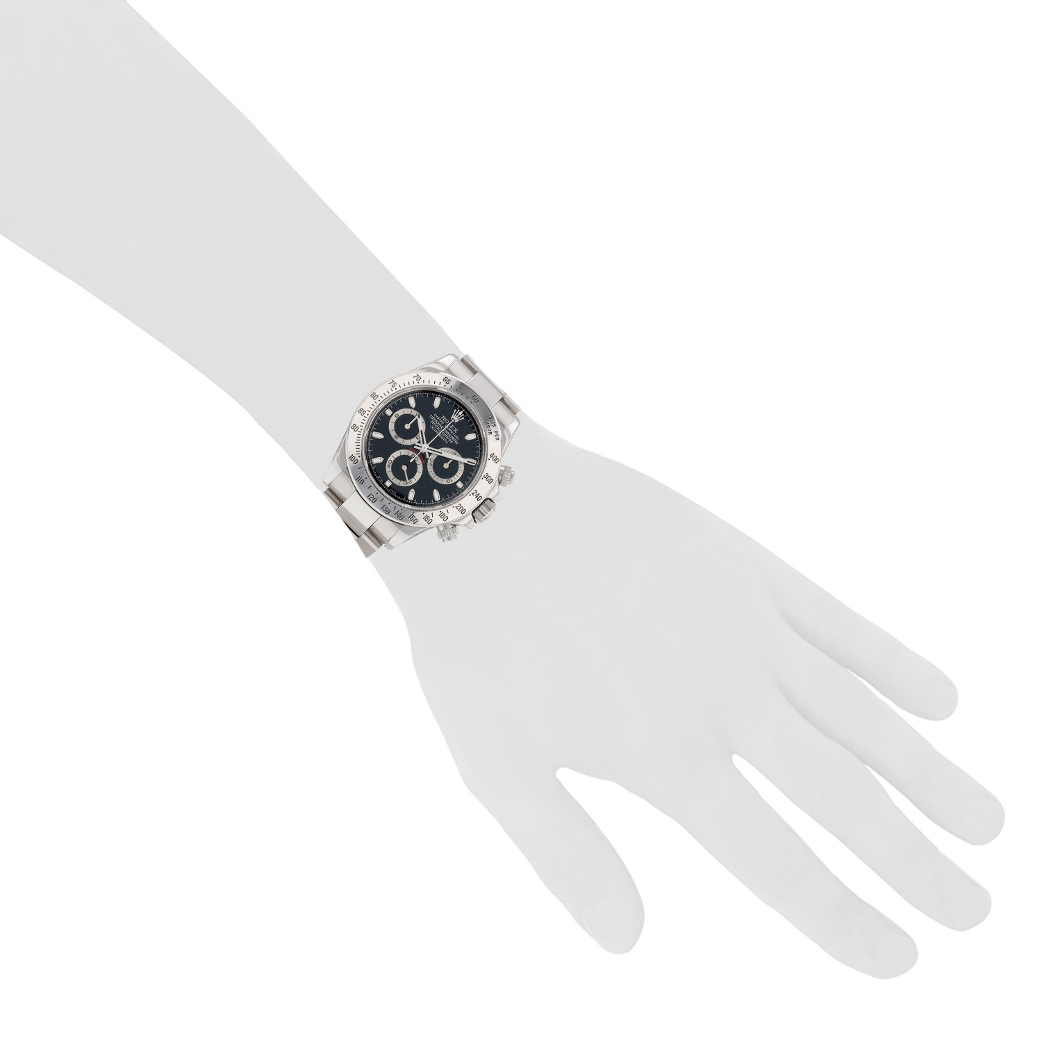 Rolex Daytona Automatique  in stainless steel Ref: Rolex - 116520  Circa 2006 - Detail D1