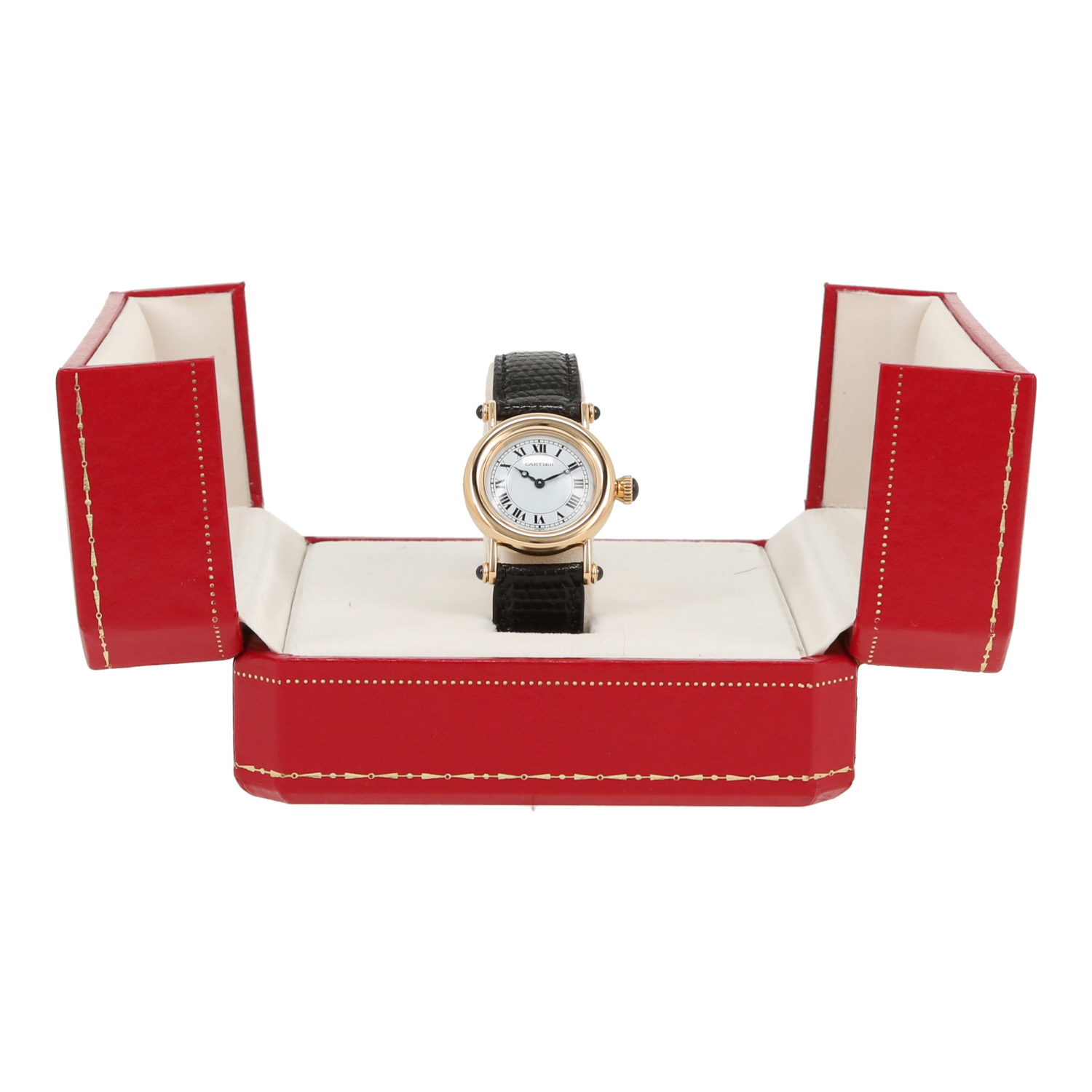 Montre Cartier Diabolo en or jaune Ref: Cartier - 14400  Vers 1990