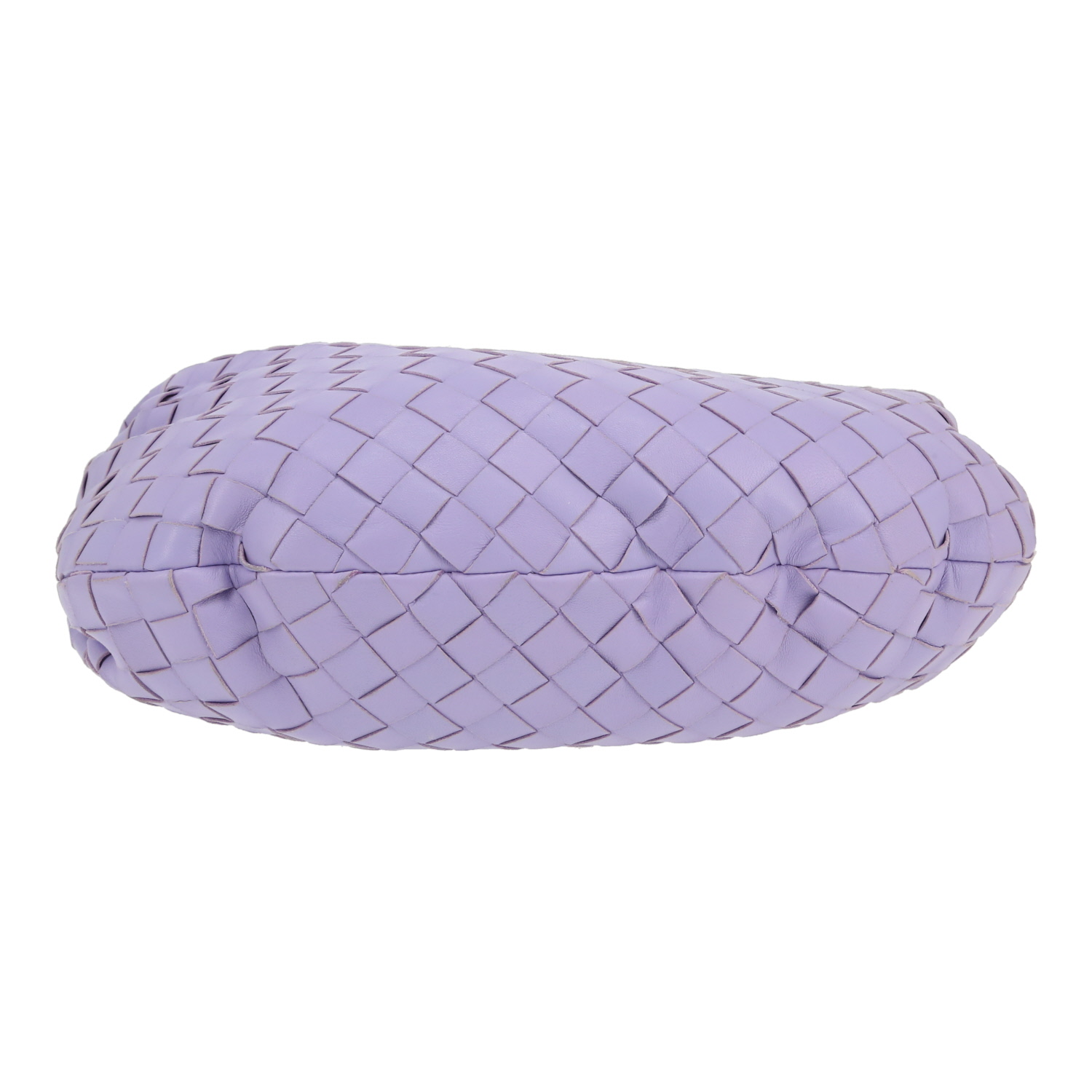 Bottega Veneta  Teen Jodie handbag  in purple intrecciato leather - Detail D1