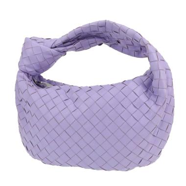Sac à main Bottega Veneta  Teen Jodie en cuir intrecciato violet