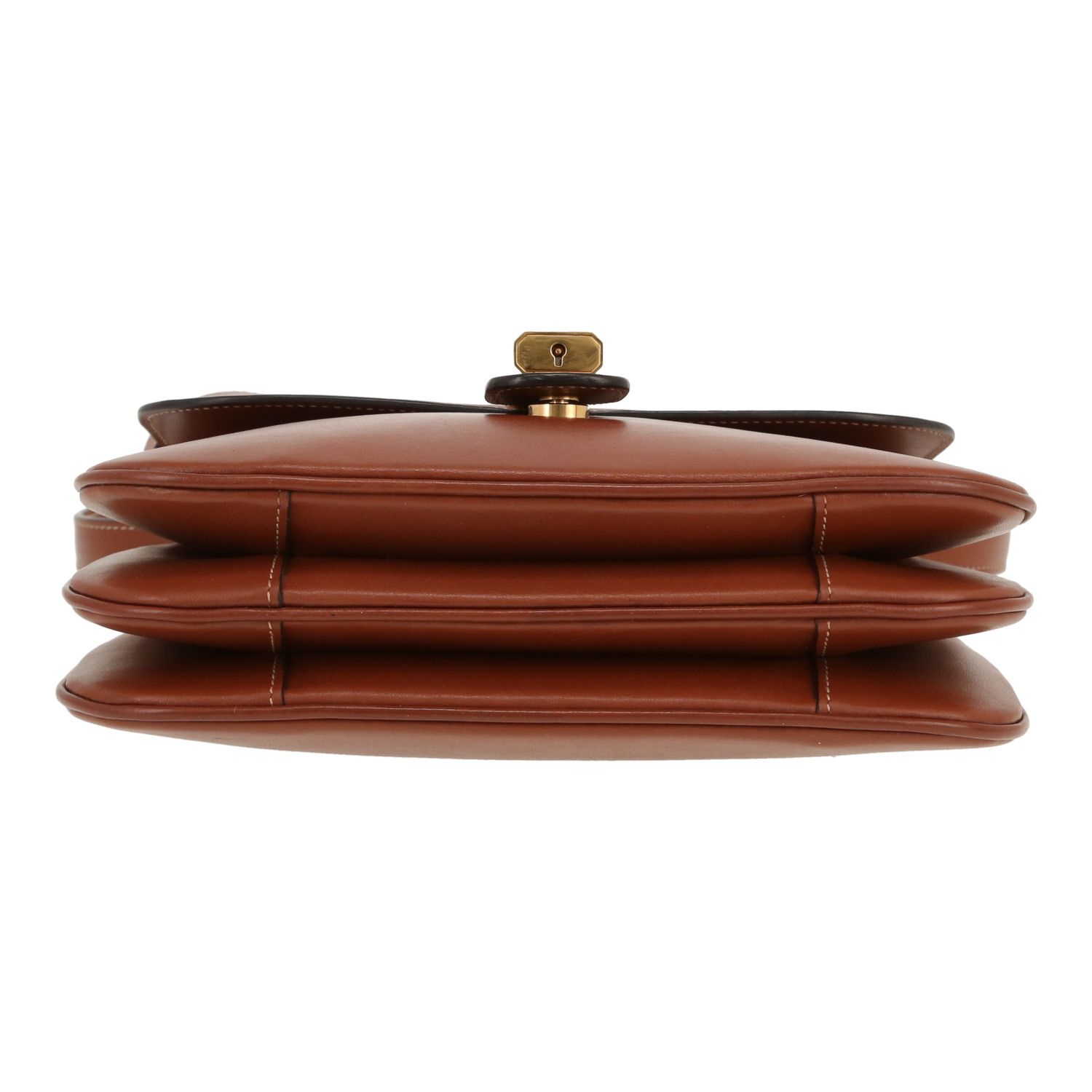 Borsa a tracolla Celine  Tabou in pelle marrone - Detail D1