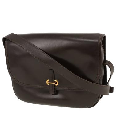 Sac à main Hermès  Balle De Golf en cuir box marron