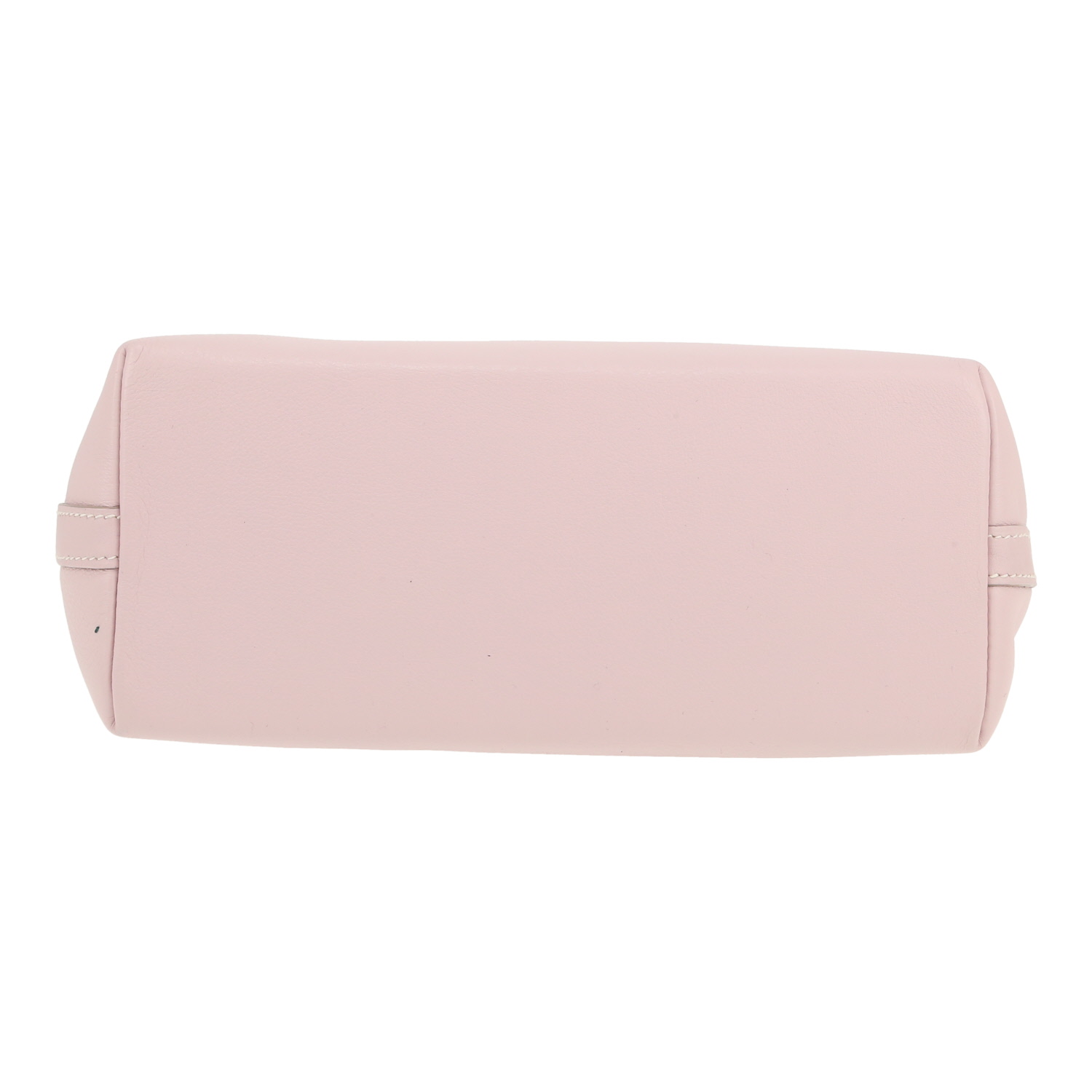 Bolso bandolera Hermès  Berlingot en cuero swift Rose Dragee - Detail D1