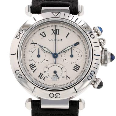 Orologio Cartier Pasha Chrono in acciaio Ref: Cartier - 1050  Circa 2000