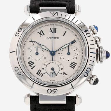 Cartier Pasha Chrono  in stainless steel Ref: Cartier - 1050  Circa 2000