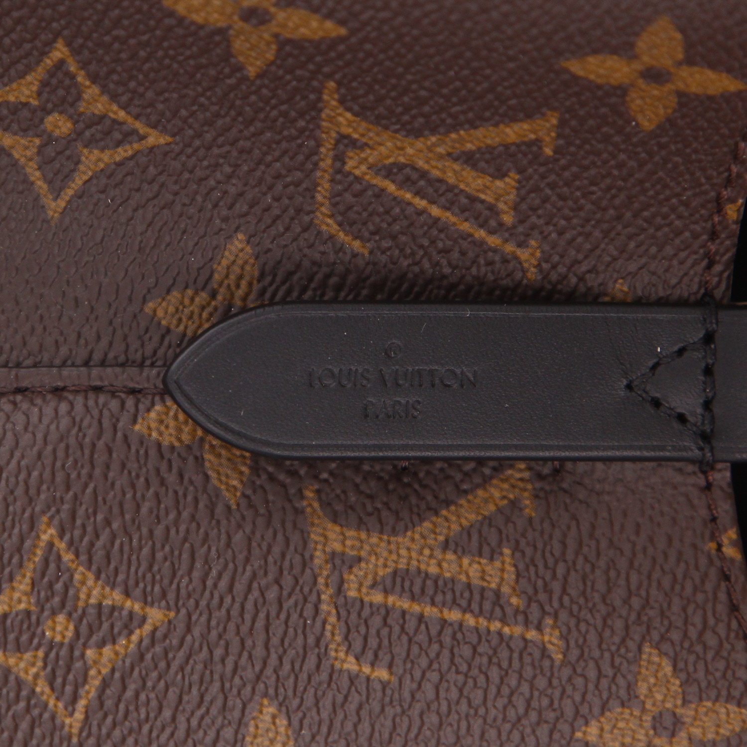 Borsa Louis Vuitton  NéoNoé in tela monogram e pelle nera - Detail D2