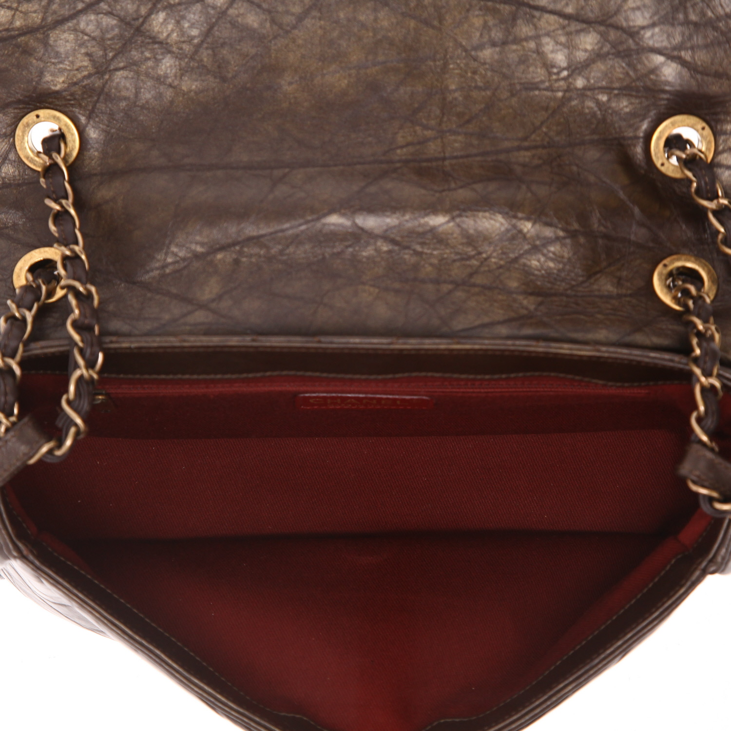 Borsa Chanel   in pelle trapuntata bronzo - Detail D3