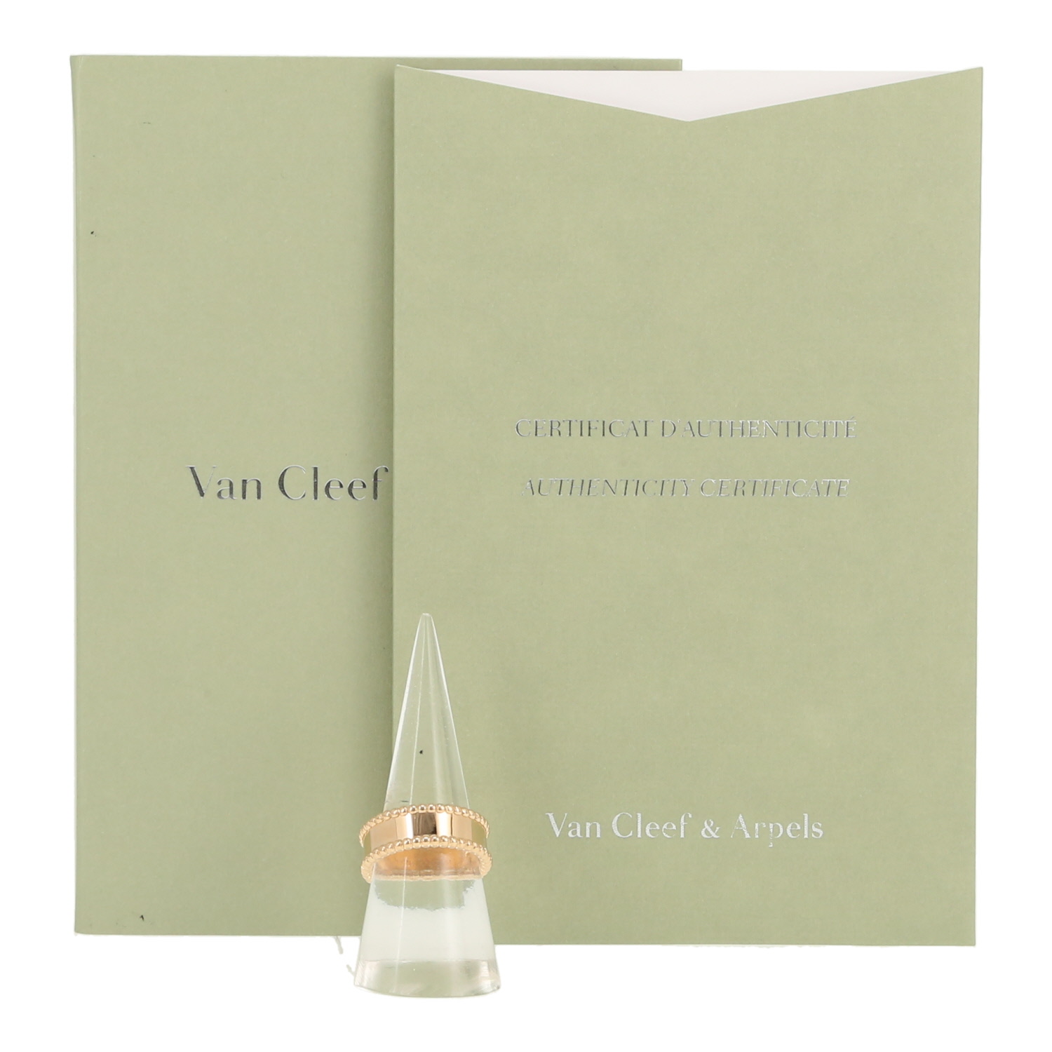 Van Cleef & Arpels Perlée Signature ring in yellow gold - Detail D2