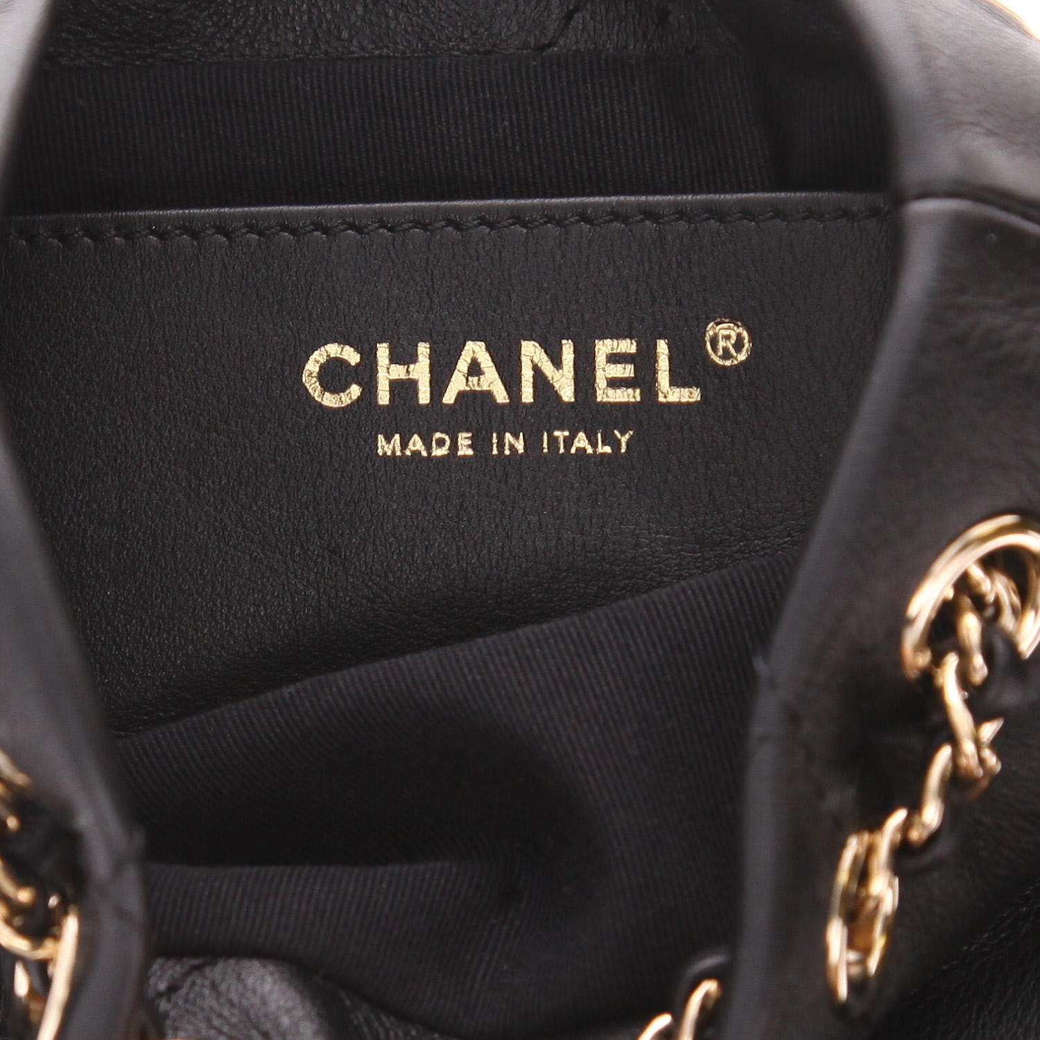 Zaino Chanel   in pelle trapuntata nera - Detail D2