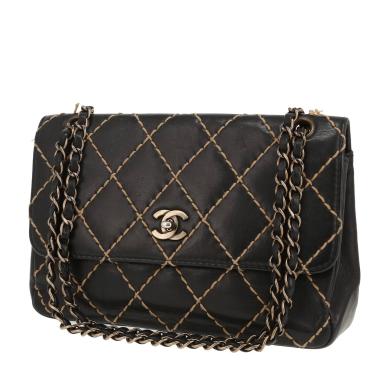 Borsa Chanel  Timeless in pelle trapuntata nera
