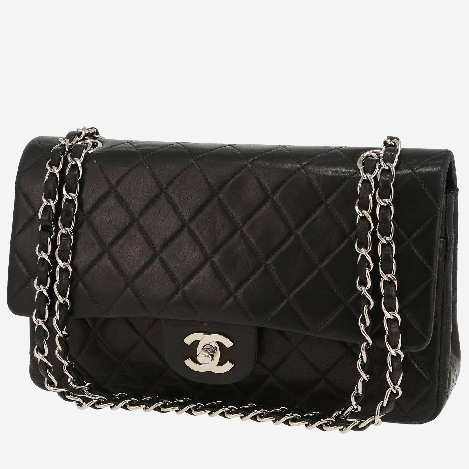 Sac à main Chanel  Timeless Classic en cuir matelassé noir