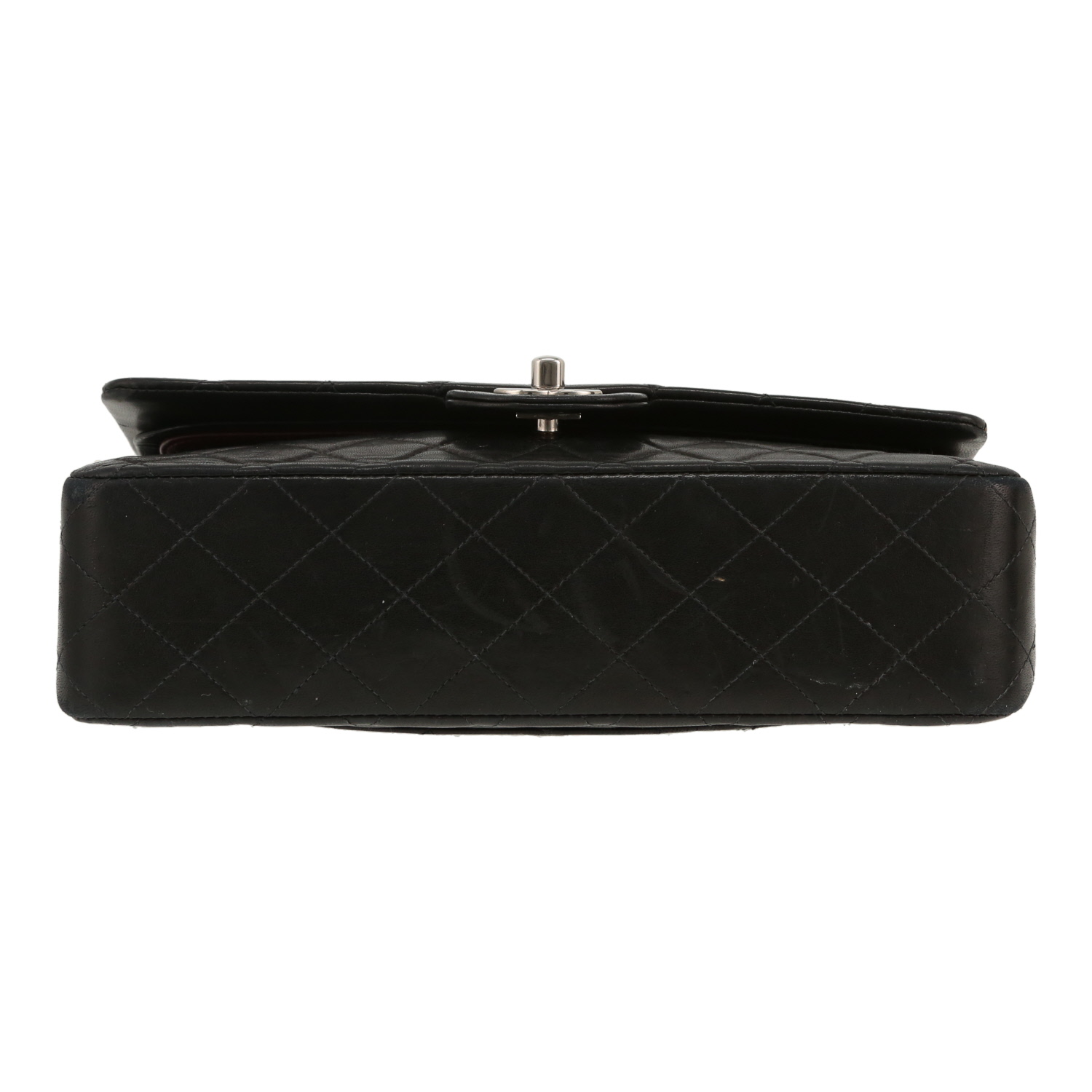 Sac à main Chanel  Timeless Classic en cuir matelassé noir - Detail D1