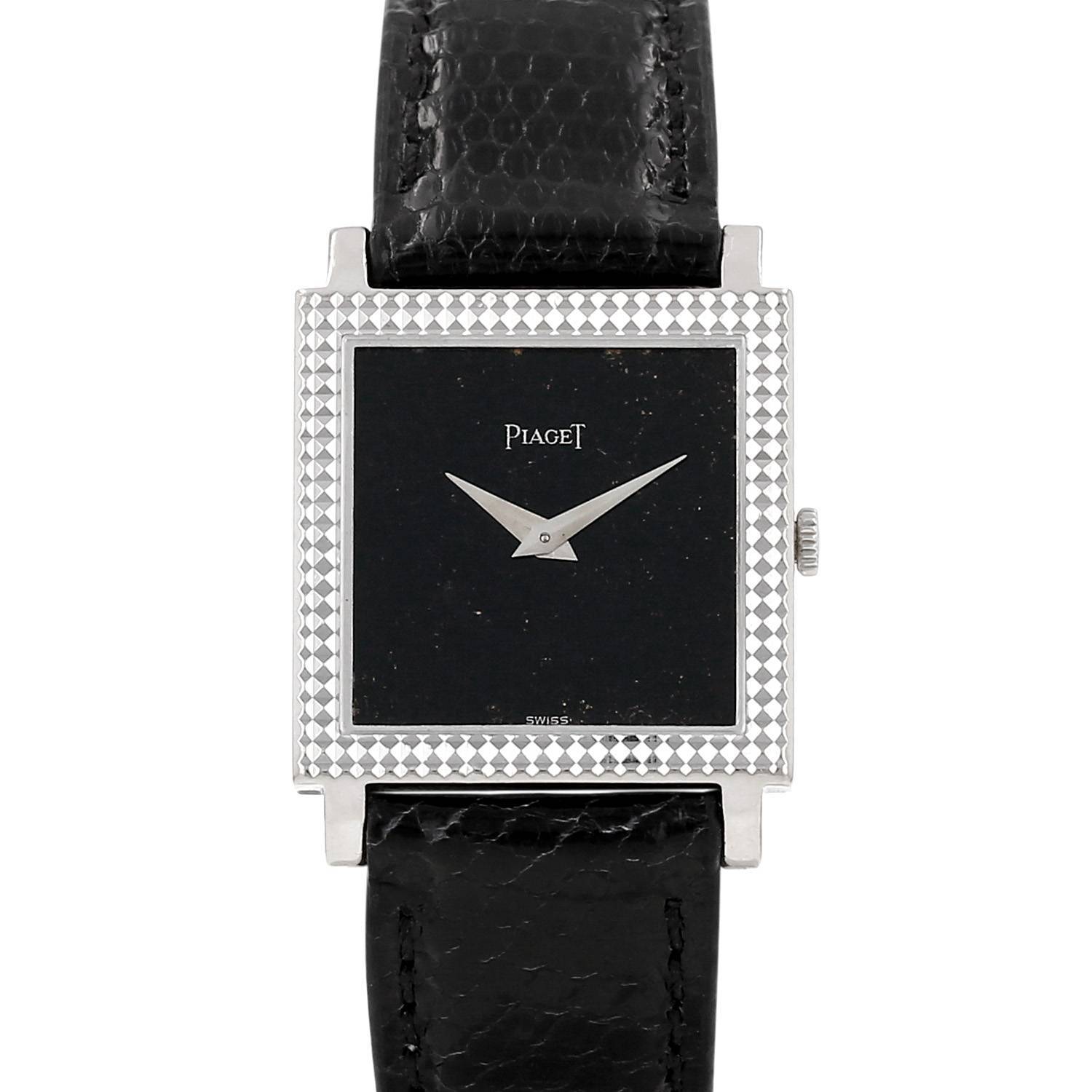 Montre Piaget Vintage en or blanc Ref: Piaget - 9357 Vers 1980 Montre Piaget Vintage en or blanc Ref: Piaget - 9357 Vers 1980