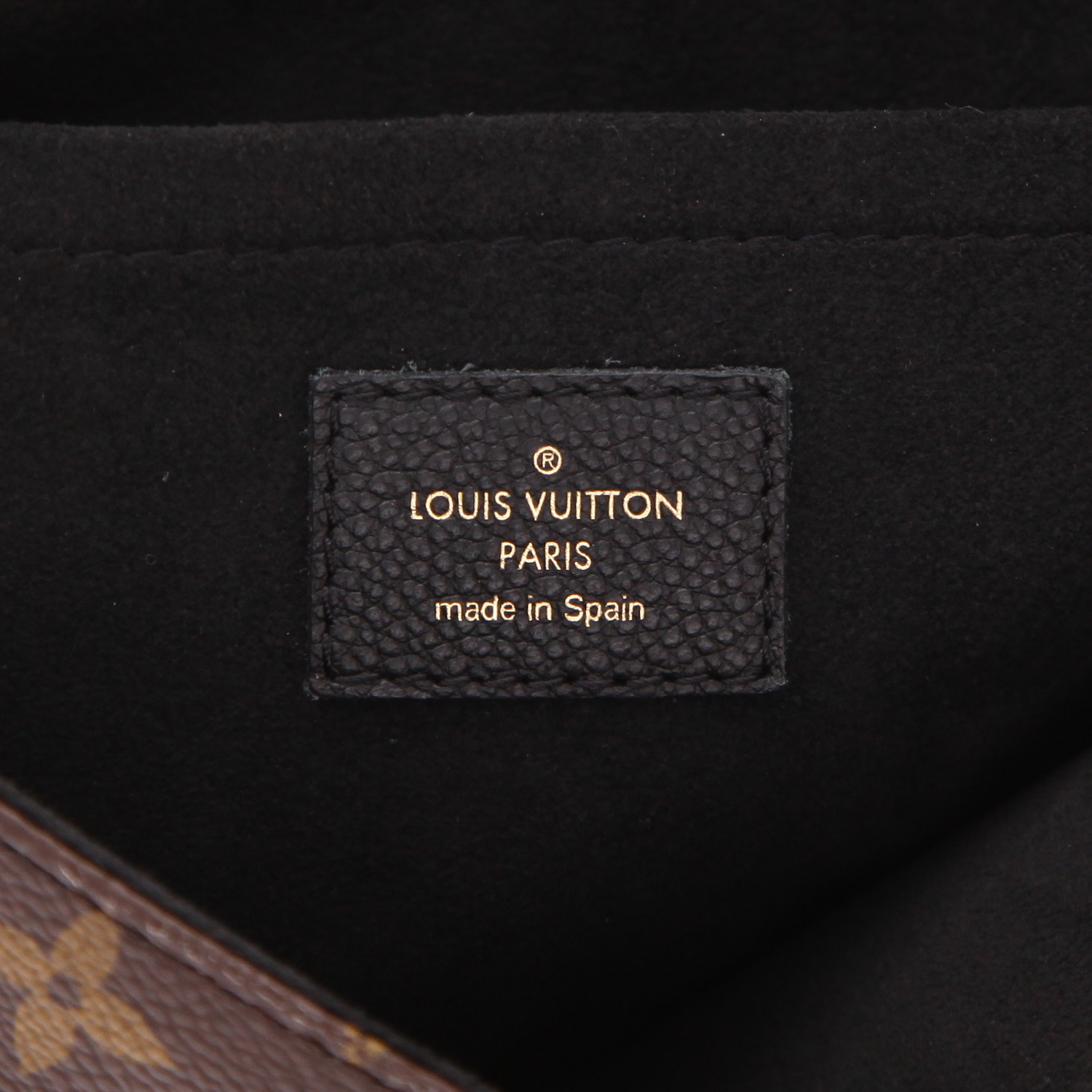 Sac à main Louis Vuitton  Saint-Placide en toile monogram et cuir noir - Detail D2