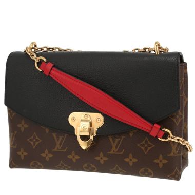Louis Vuitton  Saint-Placide handbag  monogram canvas  and black leather