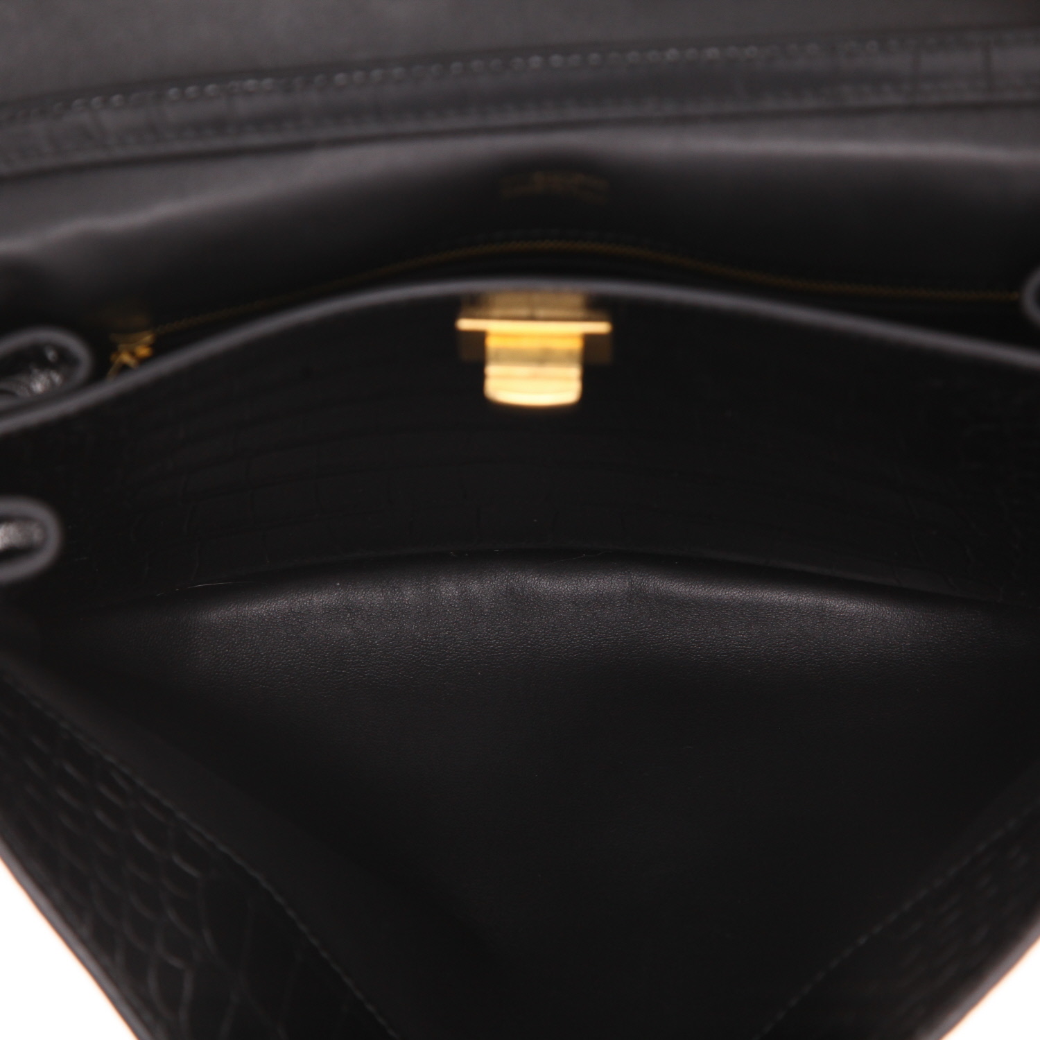Balenciaga  Rodeo handbag  in black leather - Detail D3