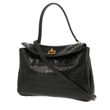 Borsa Balenciaga  Rodeo in pelle nera