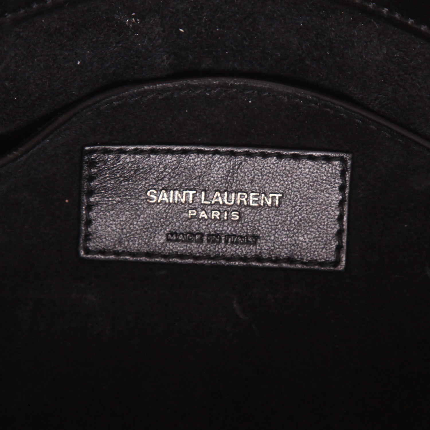 Borsa a tracolla Saint Laurent  Sunset in pelle nera - Detail D2
