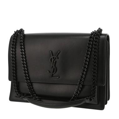 Borsa a tracolla Saint Laurent  Sunset in pelle nera